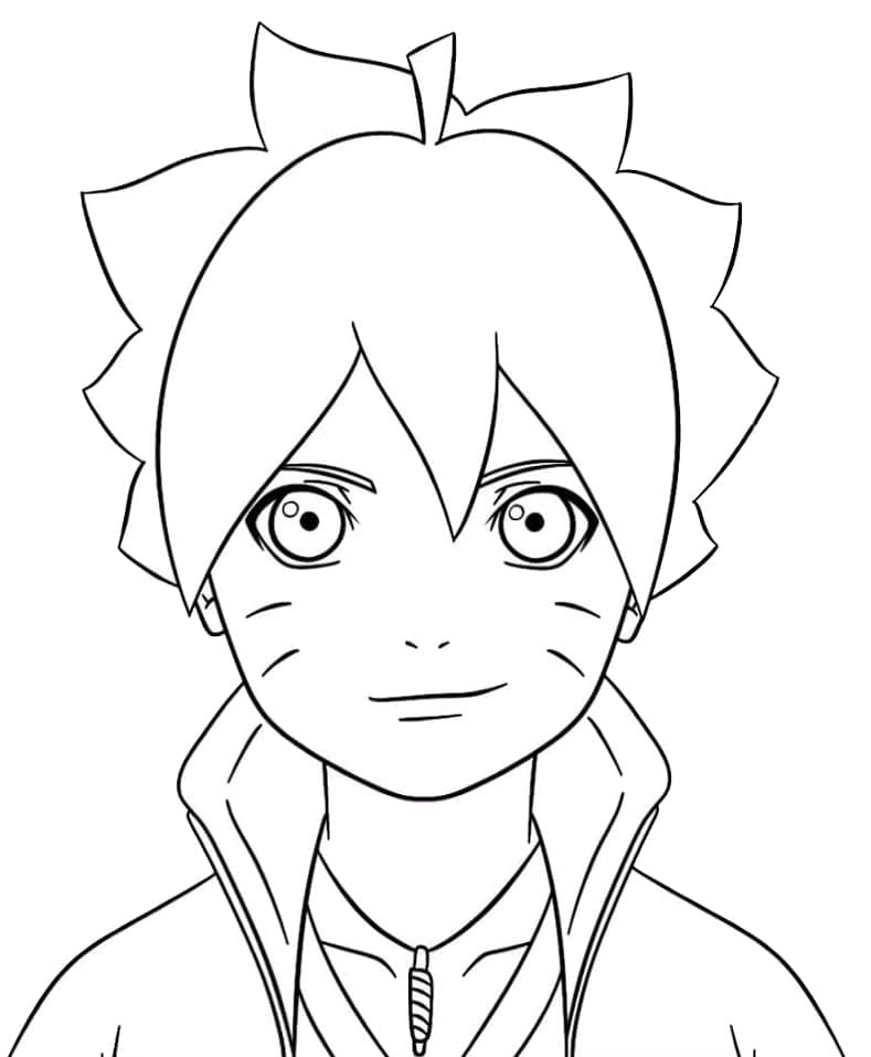 Desenhos de Kawaki para colorir - AniYuki - Anime Portal