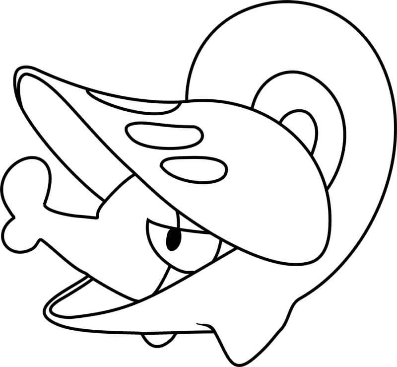 Pokemon Shelmet coloring page