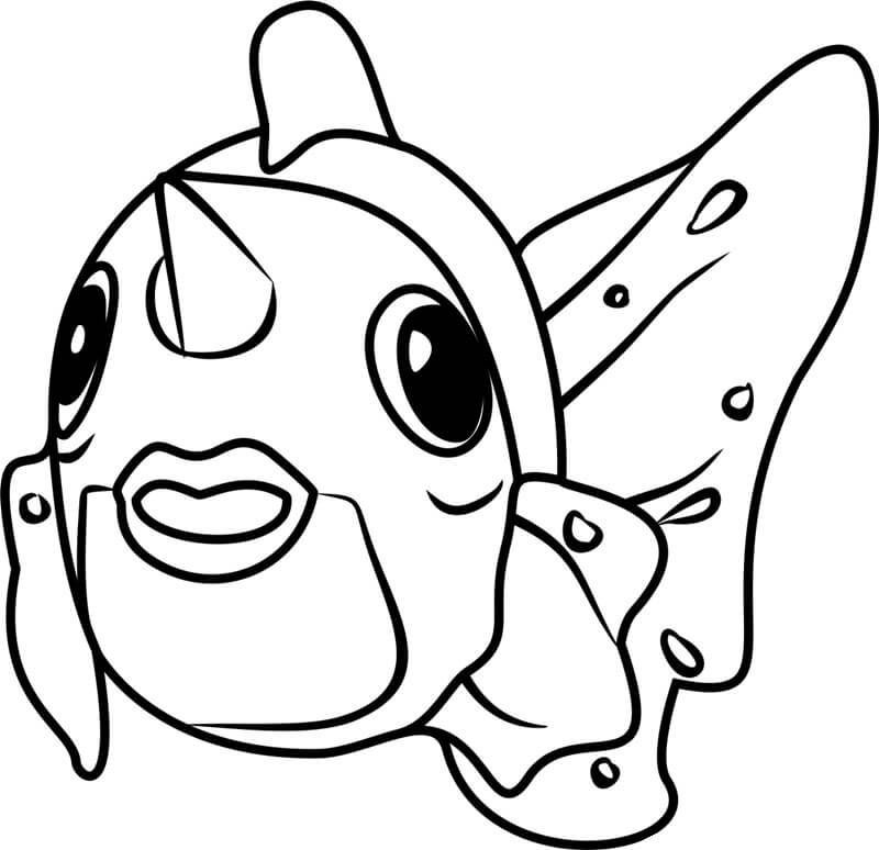 Seaking Pokemon GO coloring page