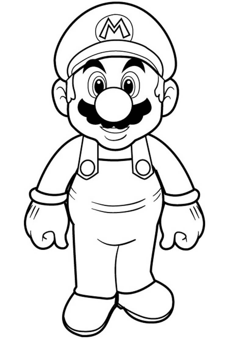 Coloriage Super Mario