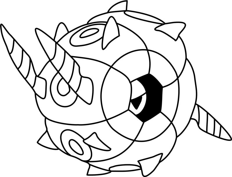 Coloriage Whirlipede Pokemon