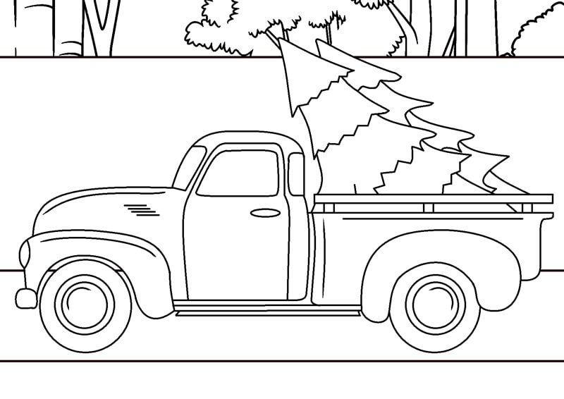 Camion 2 coloring page