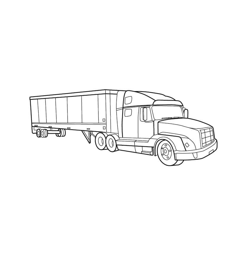 Coloriage Camion 3