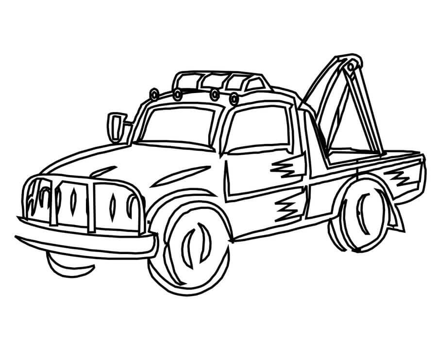 Camion 5 coloring page