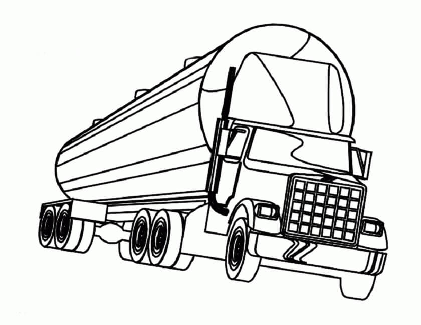 Camion 7 coloring page
