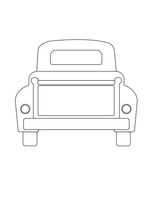 Camion Classique coloring page