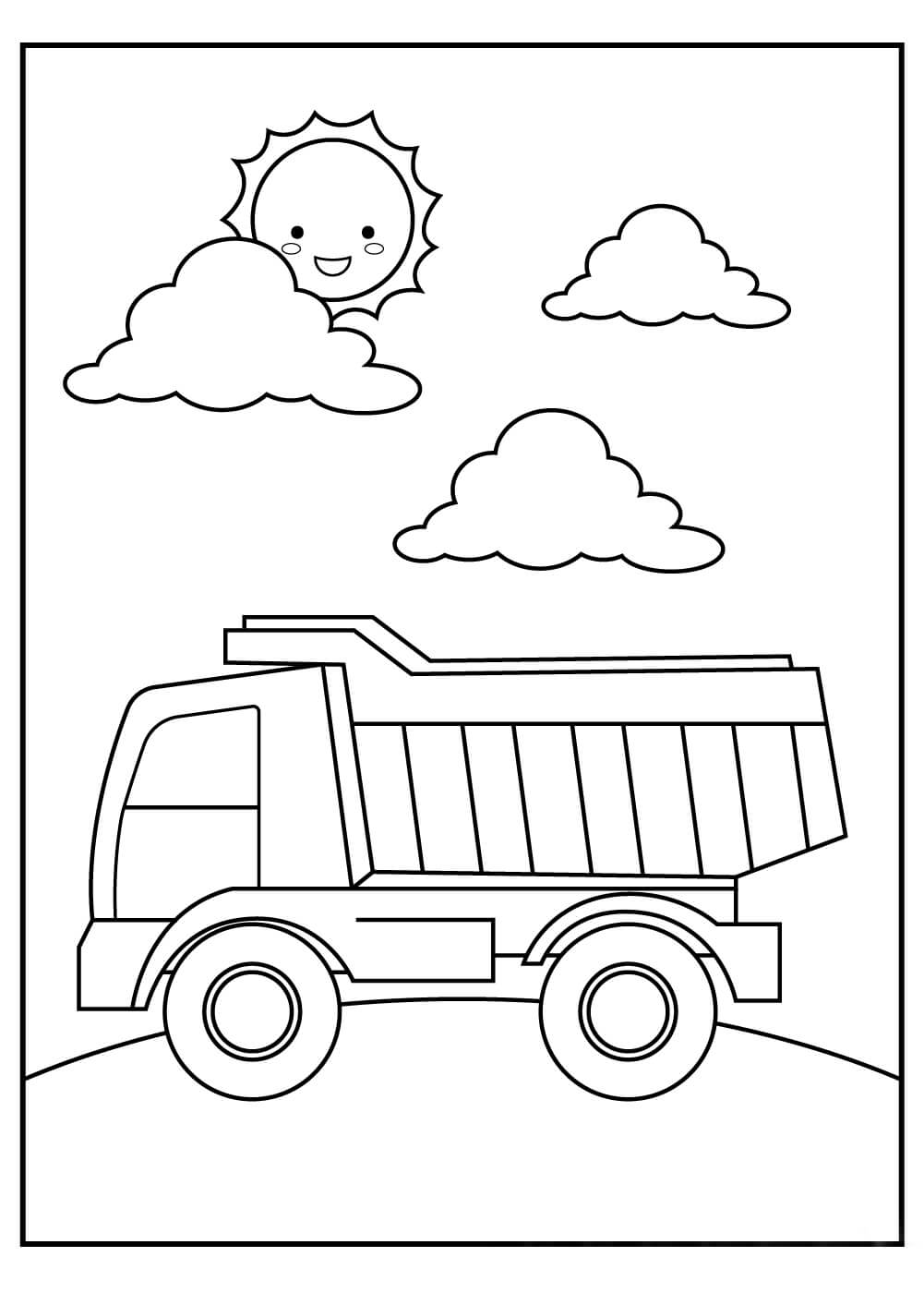 Camion Gratuit Pour les Enfants coloring page