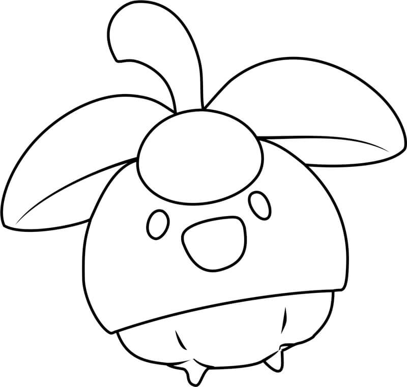 Croquine Pokemon coloring page