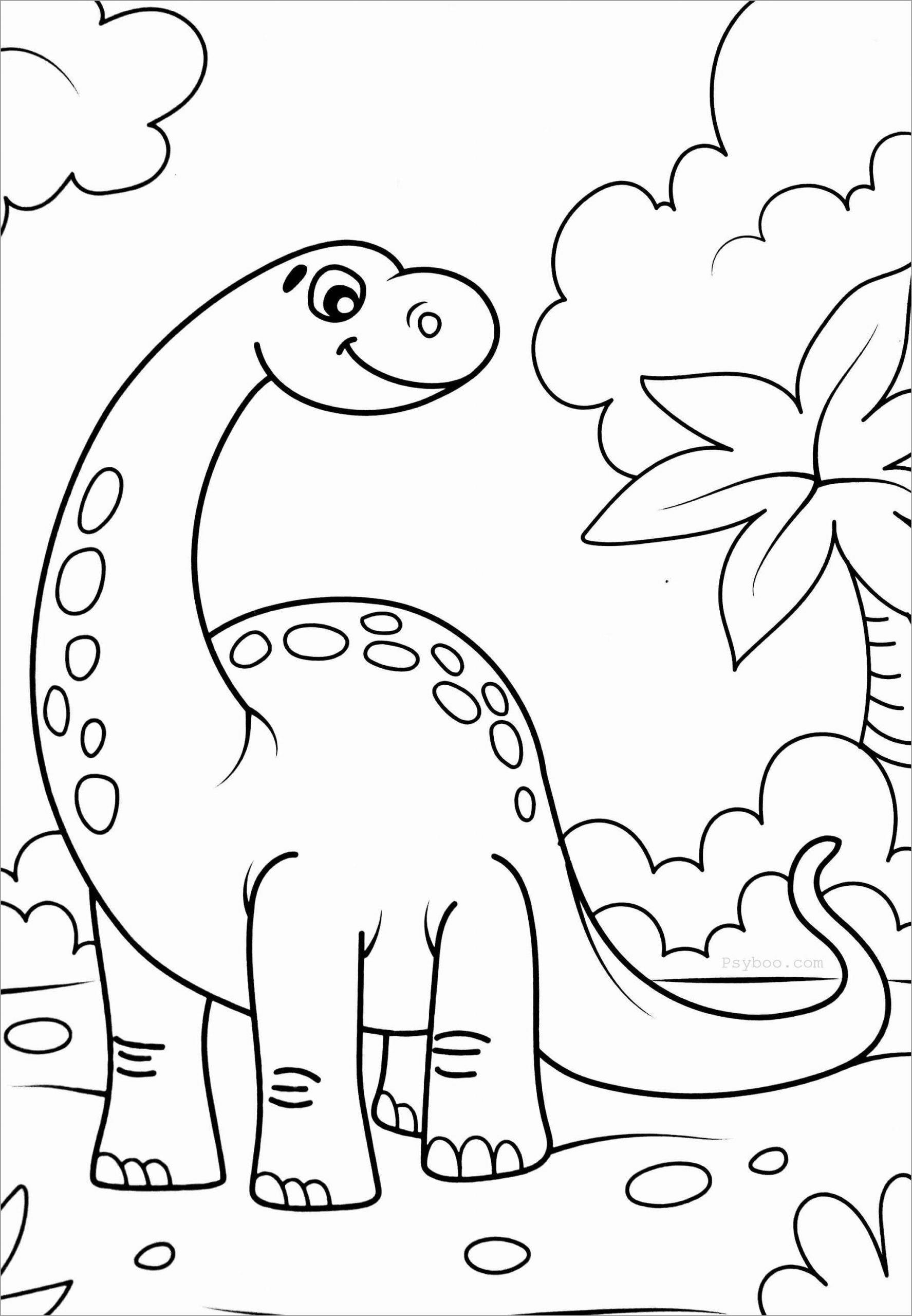 Dinosaure Mignon coloring page