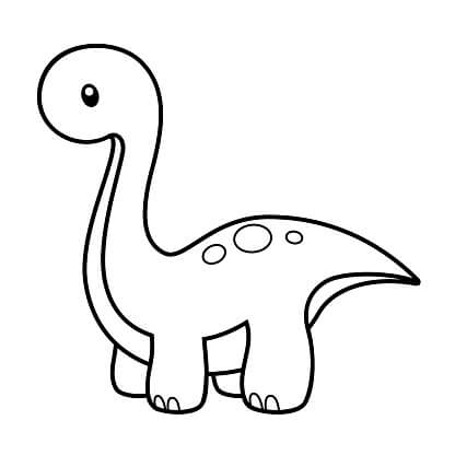 Coloriage Dinosaure Pour Les Enfants