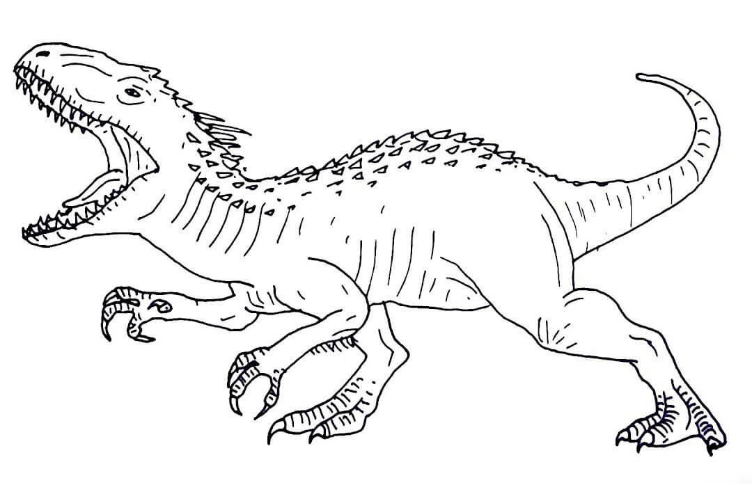 Indominus Rex coloring page