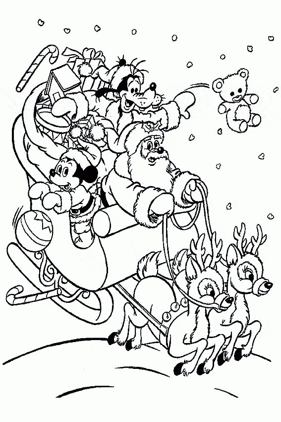 Le Noël Enchanté Disney coloring page