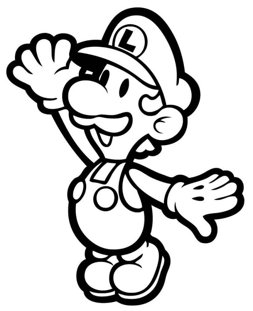 Luigi Heureux coloring page