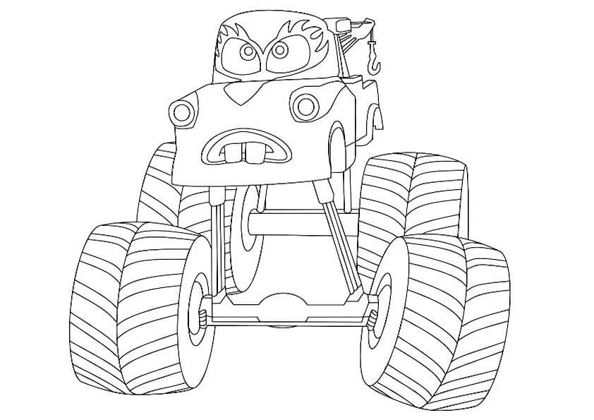 Monster Truck Gratuit coloring page