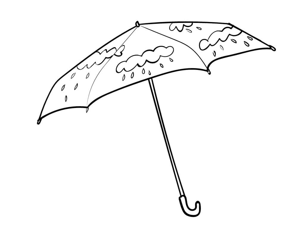 Parapluie Pour Enfants coloring page