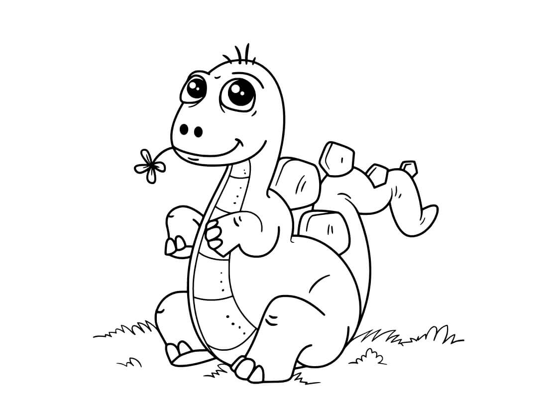Petit Dinosaure coloring page