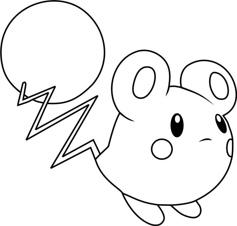 Pokemon Azurill coloring page