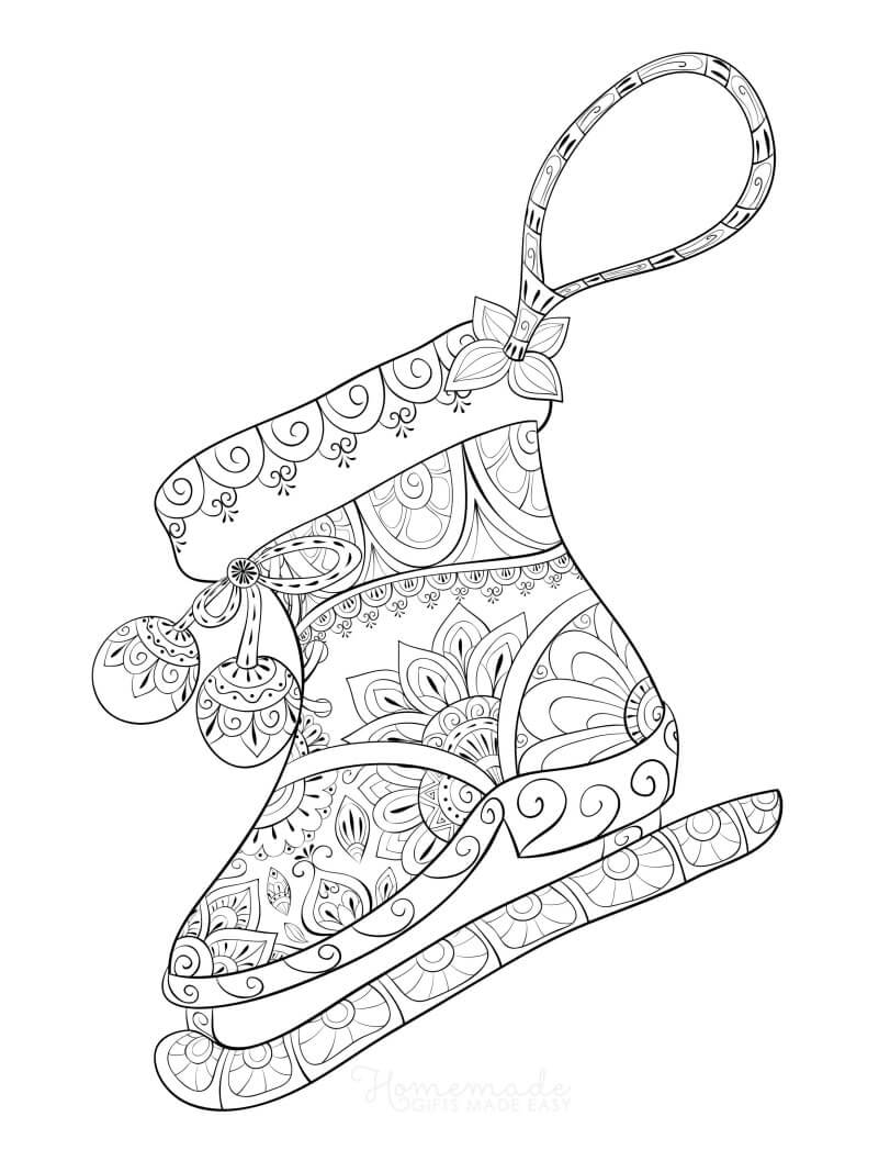 Raquettes coloring page
