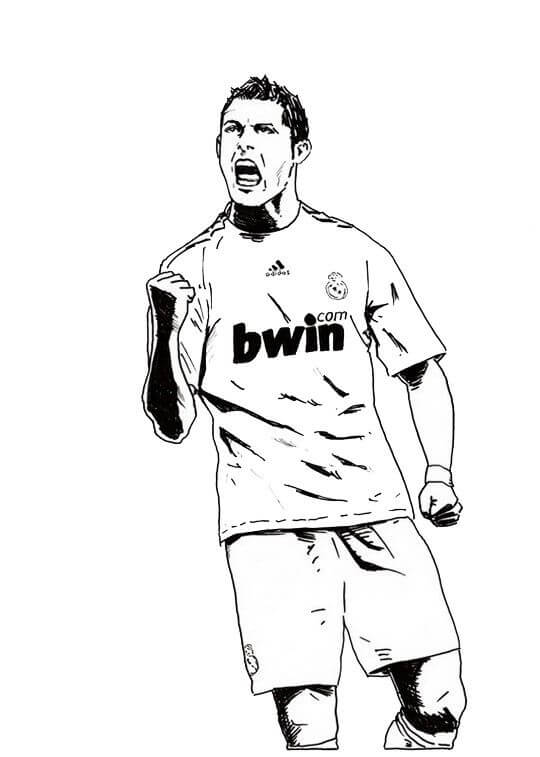 Ronaldo Crie coloring page