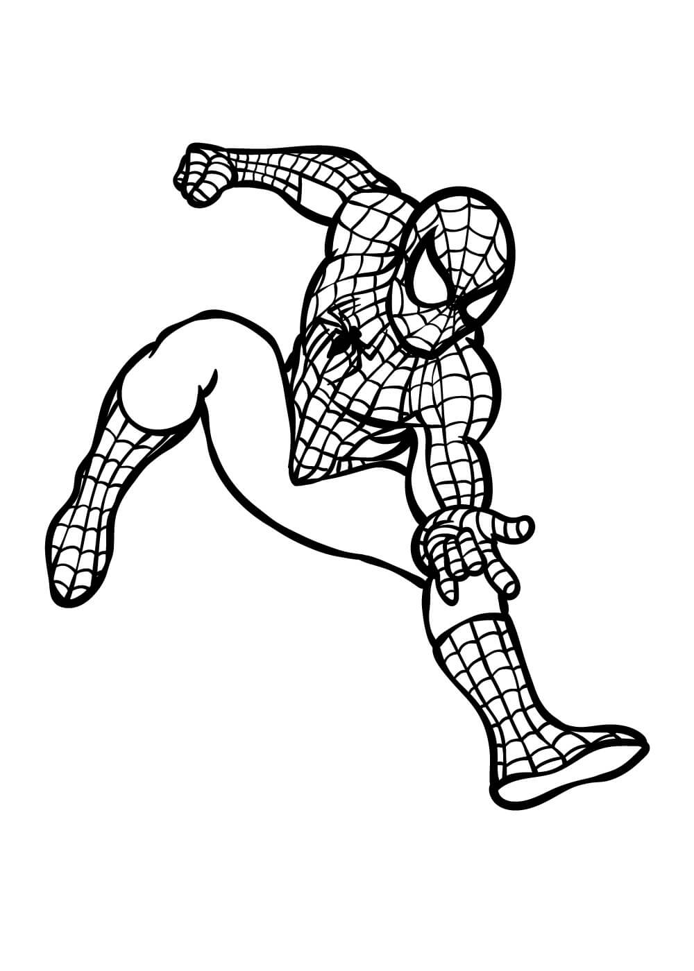 Spiderman 13 coloring page