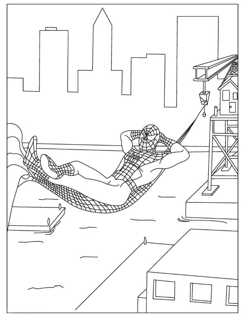 Spiderman 22 coloring page