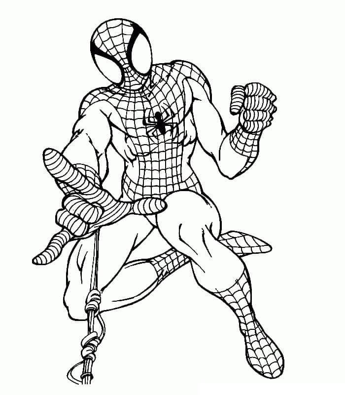 Spiderman 4 coloring page