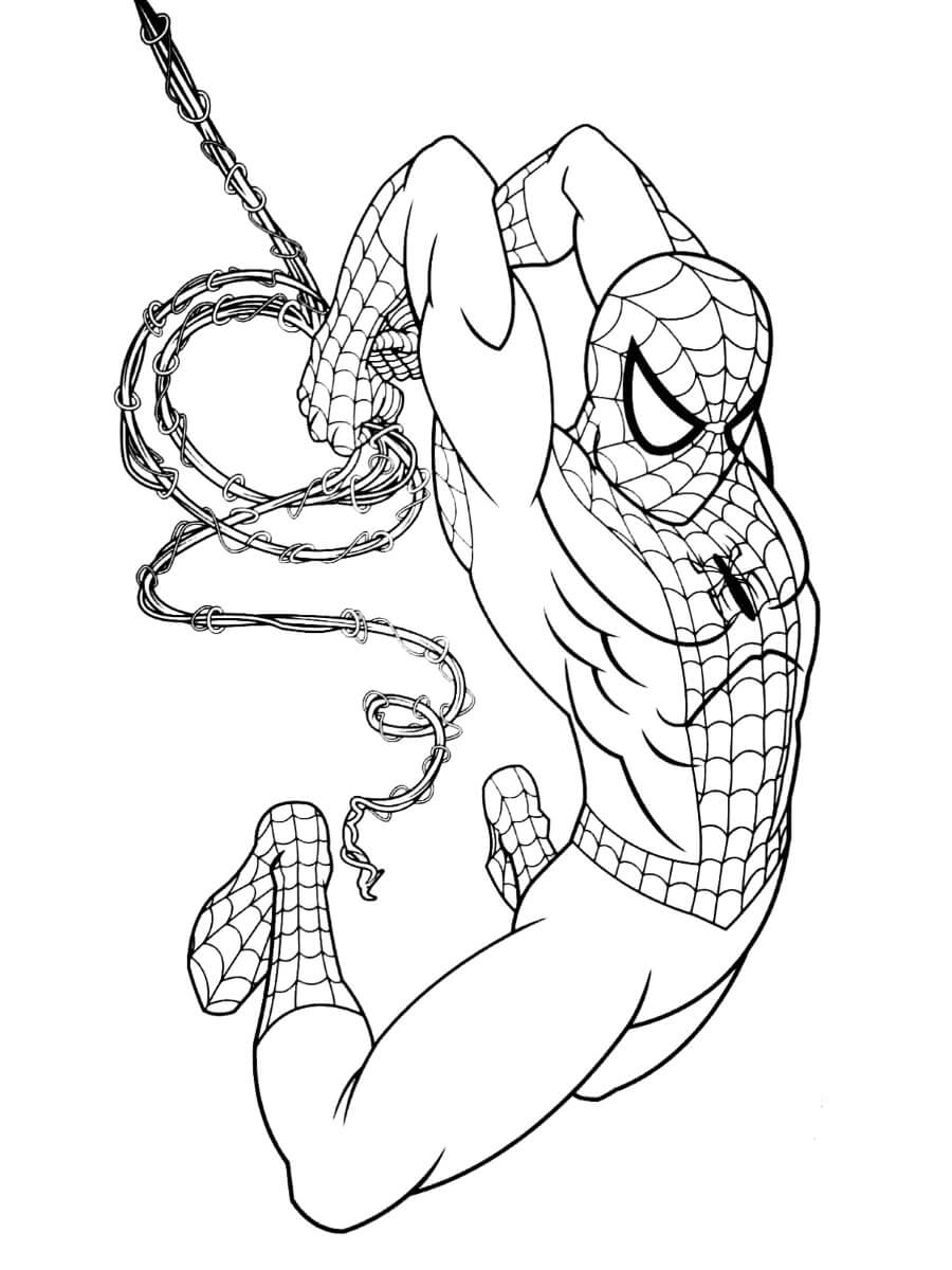 Spiderman 6 coloring page