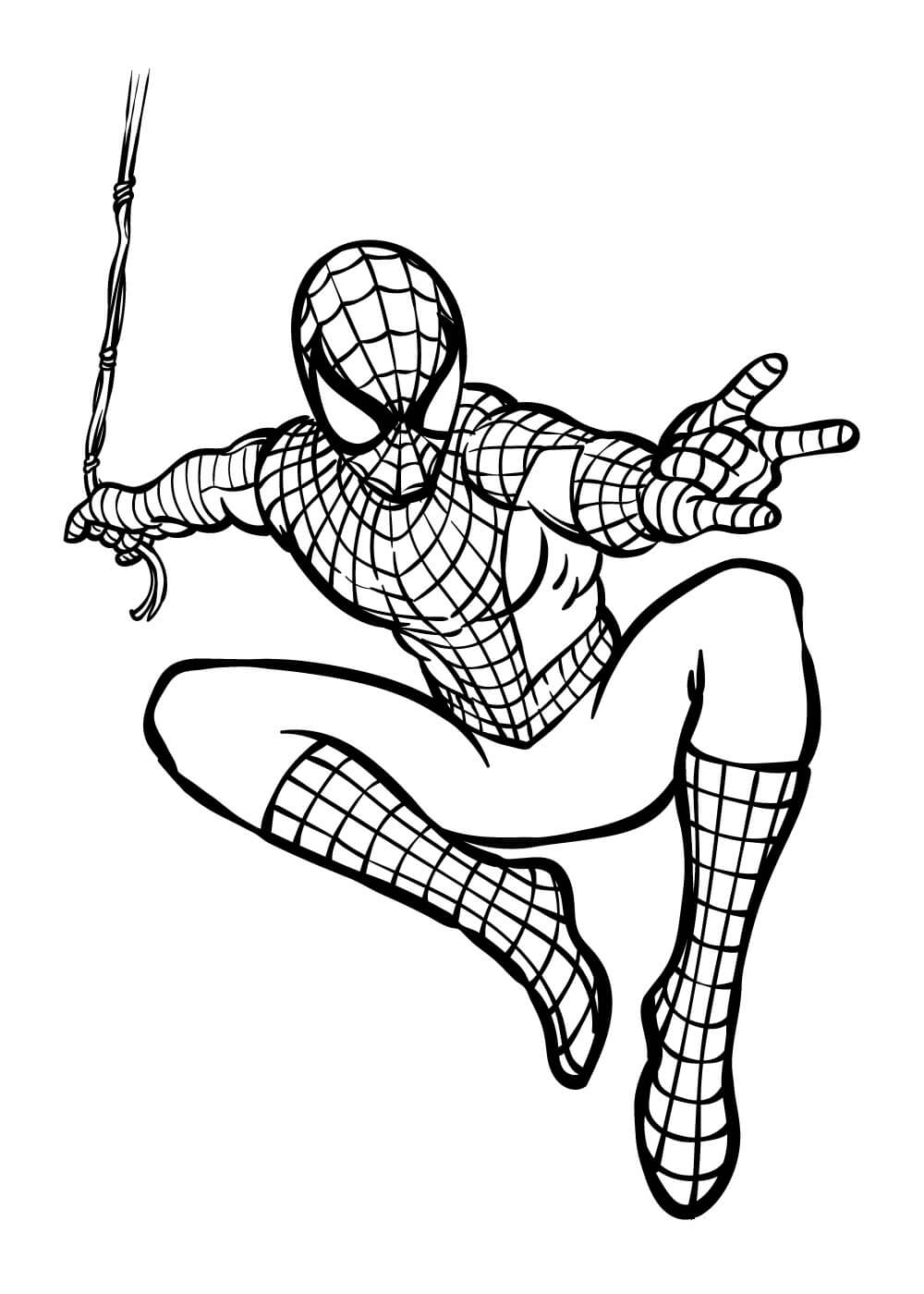 Spiderman Fantastique coloring page