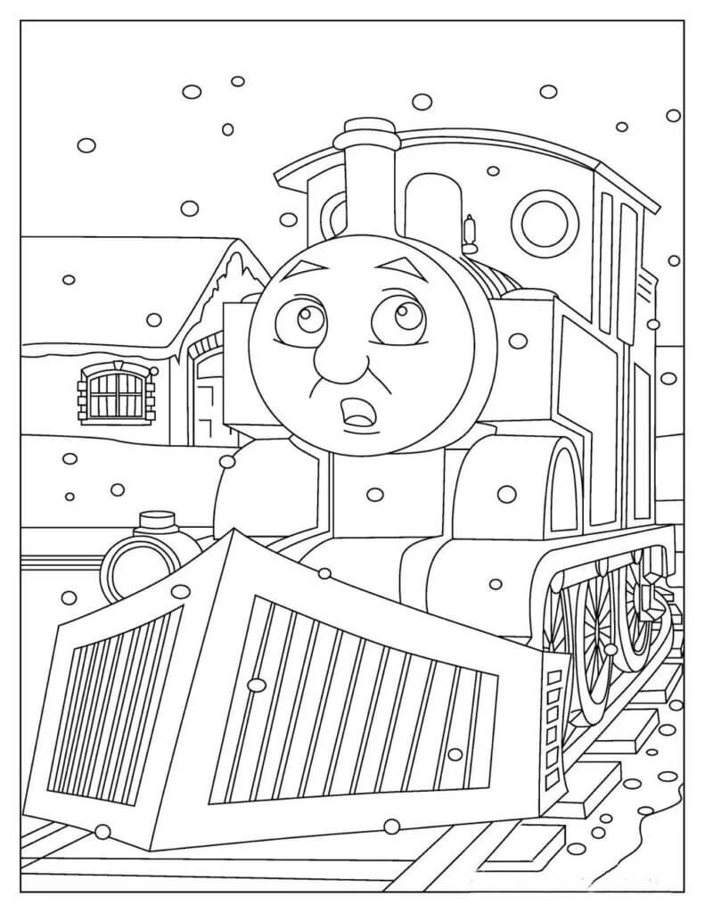 Coloriage Thomas le Train 3