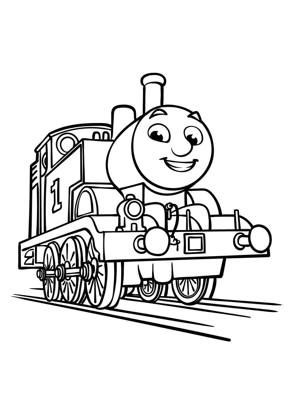Thomas le Train coloring page