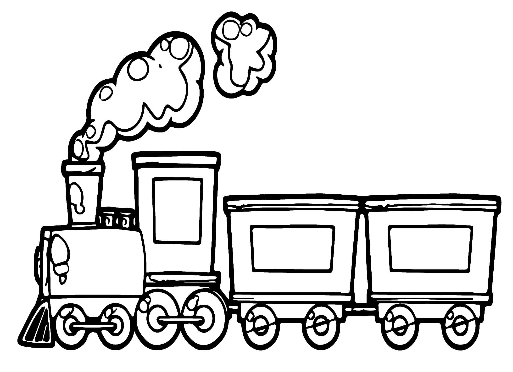 Coloriage Train 1