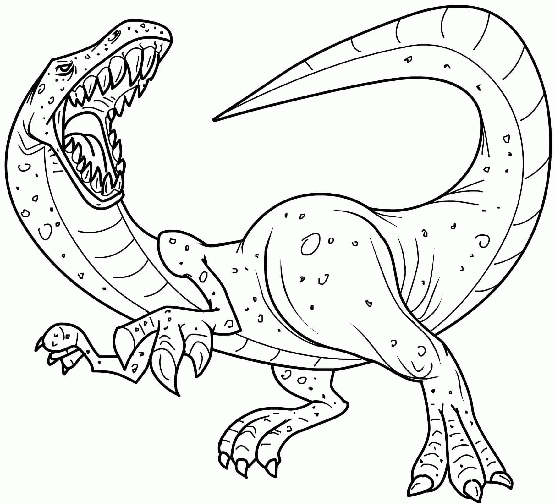 Un Dinosaure coloring page