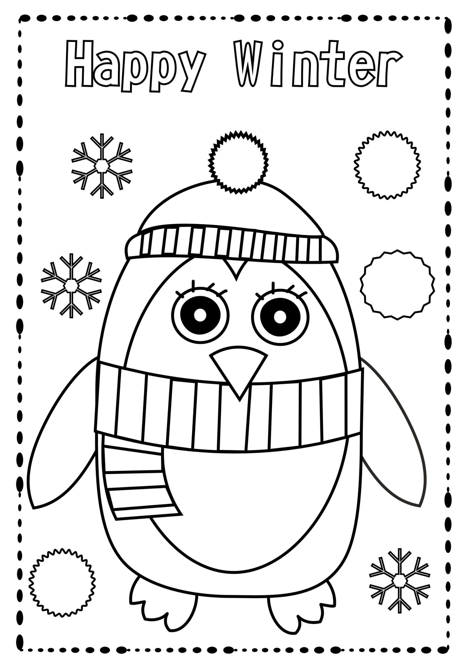Un Pingouin Mignon coloring page