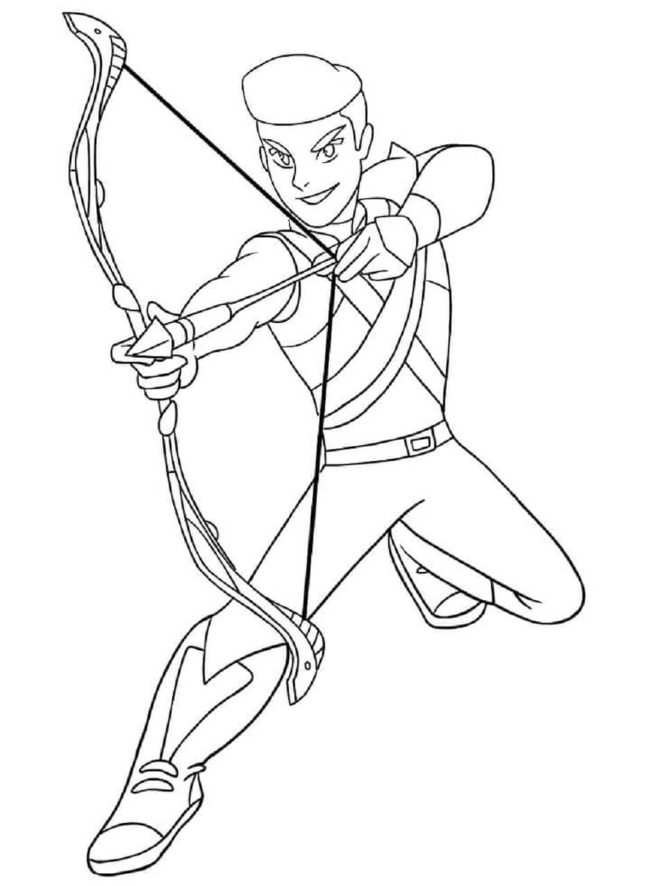 Archer Incroyable coloring page