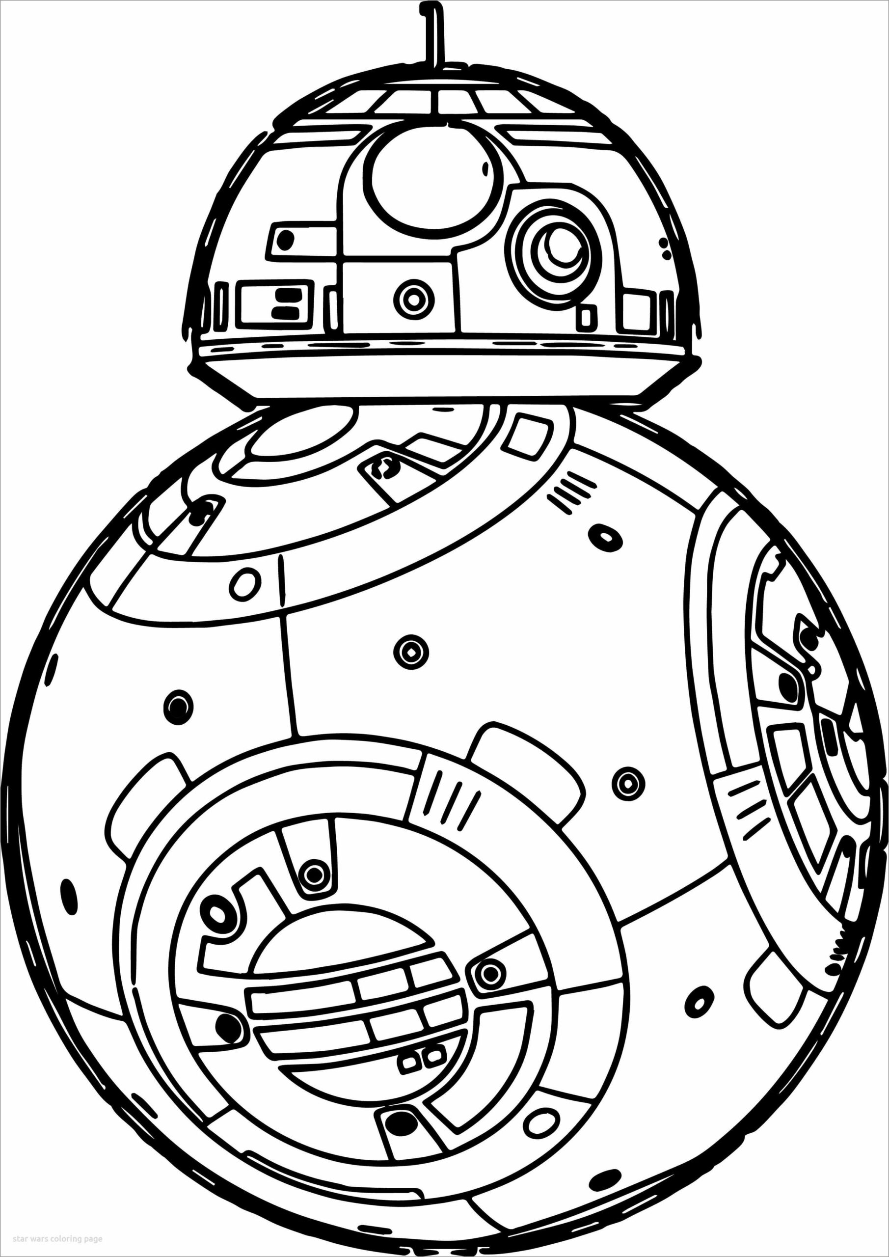 BB-8 Star Wars coloring page