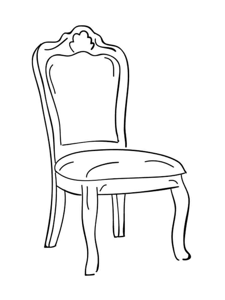 Chaise 2 coloring page