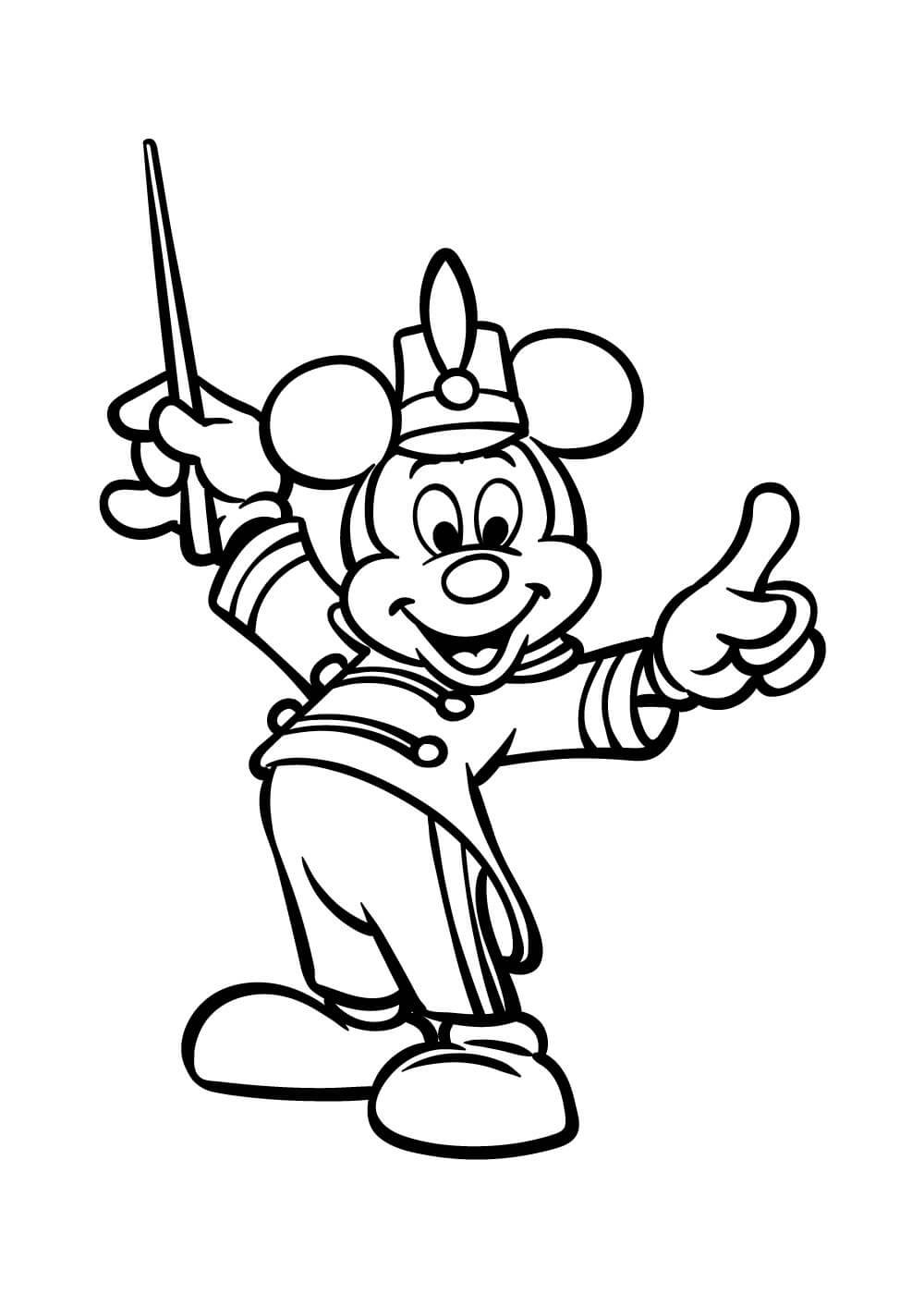 Disney Mickey coloring page