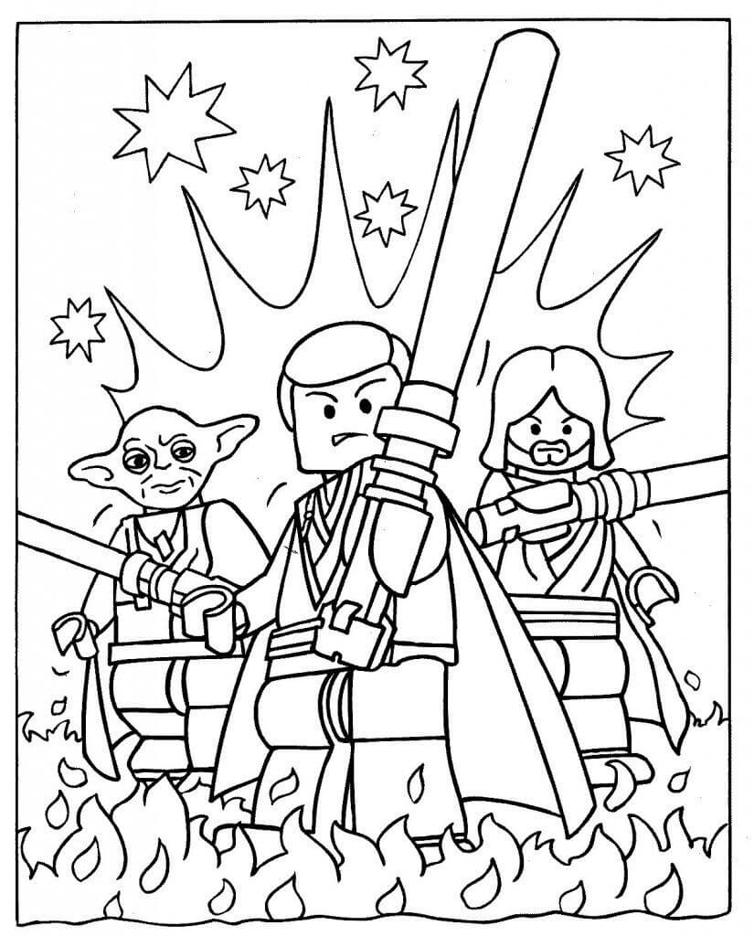 Lego Star Wars coloring page