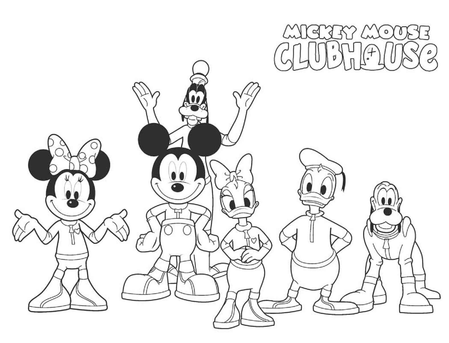 Mickey et Ses Amis coloring page