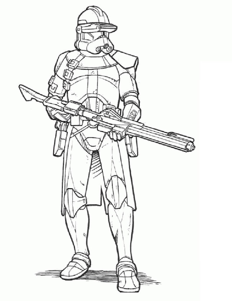 Soldat Clone coloring page
