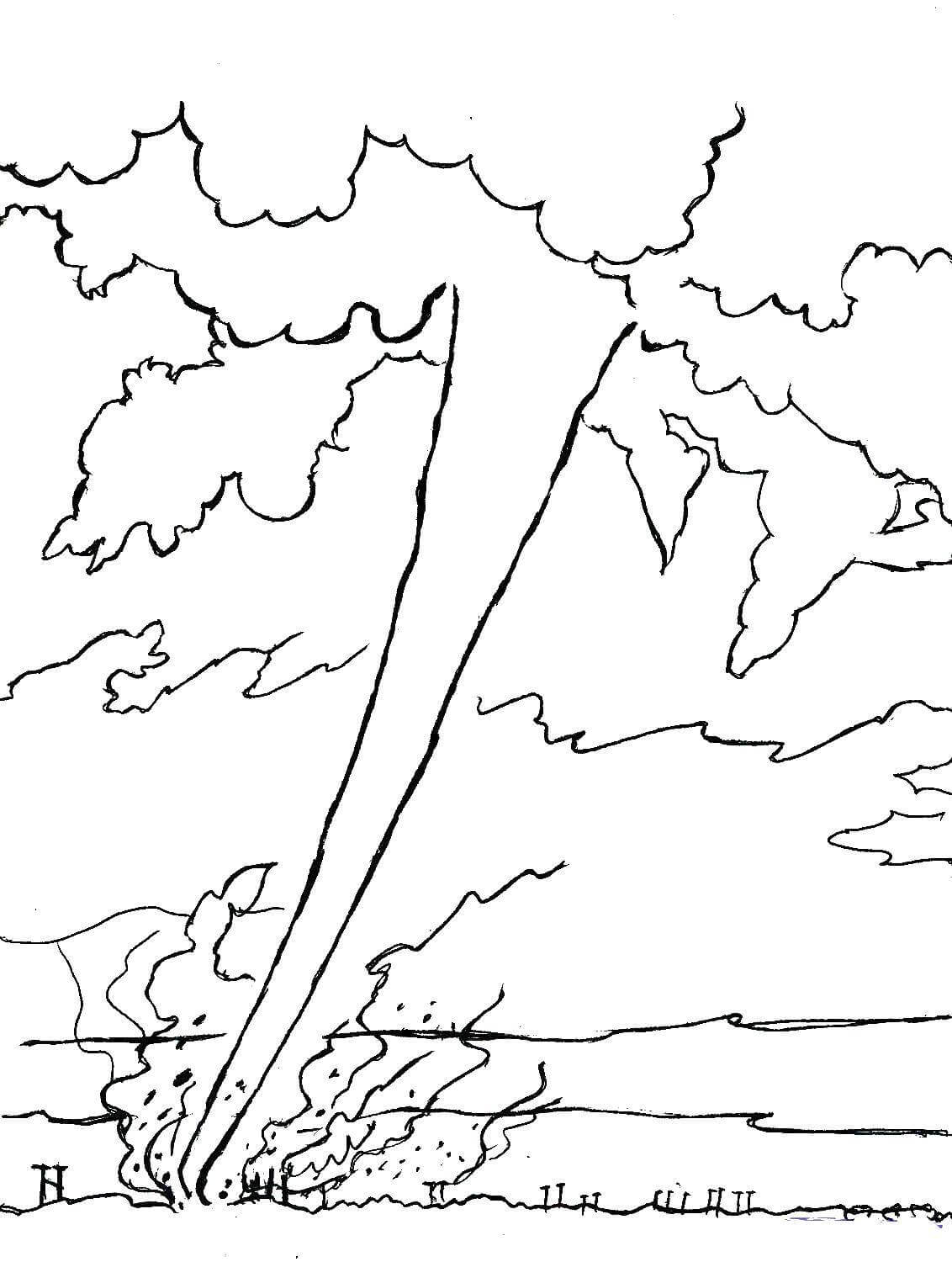 Tornade 3 coloring page