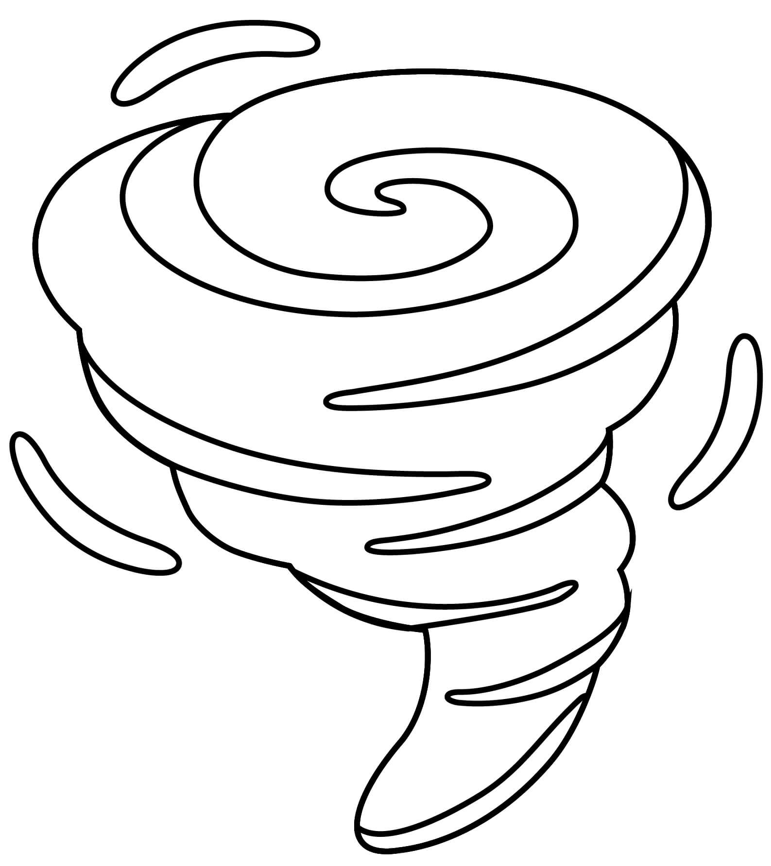 Tornade 8 coloring page