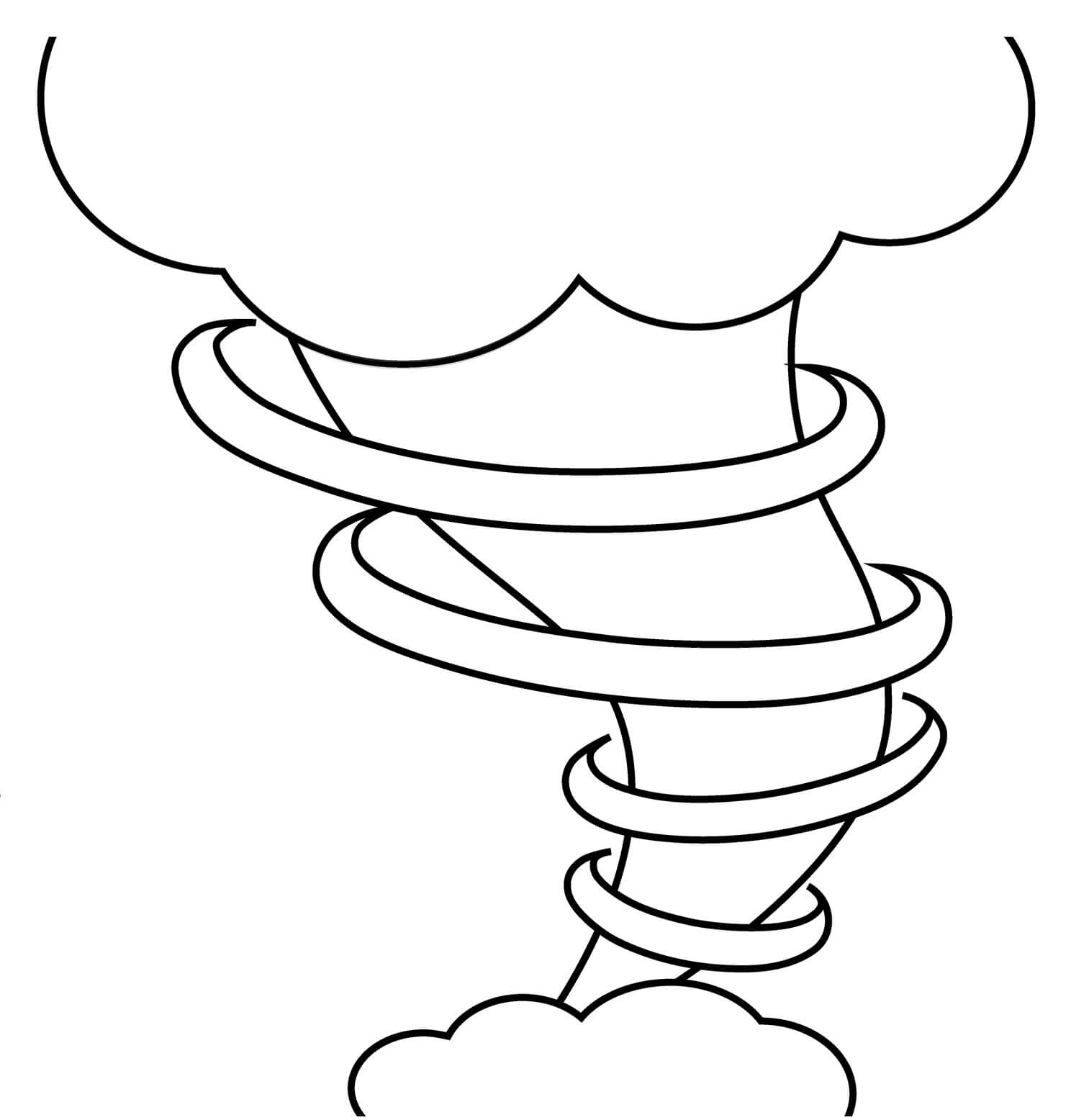 Tornade 9 coloring page