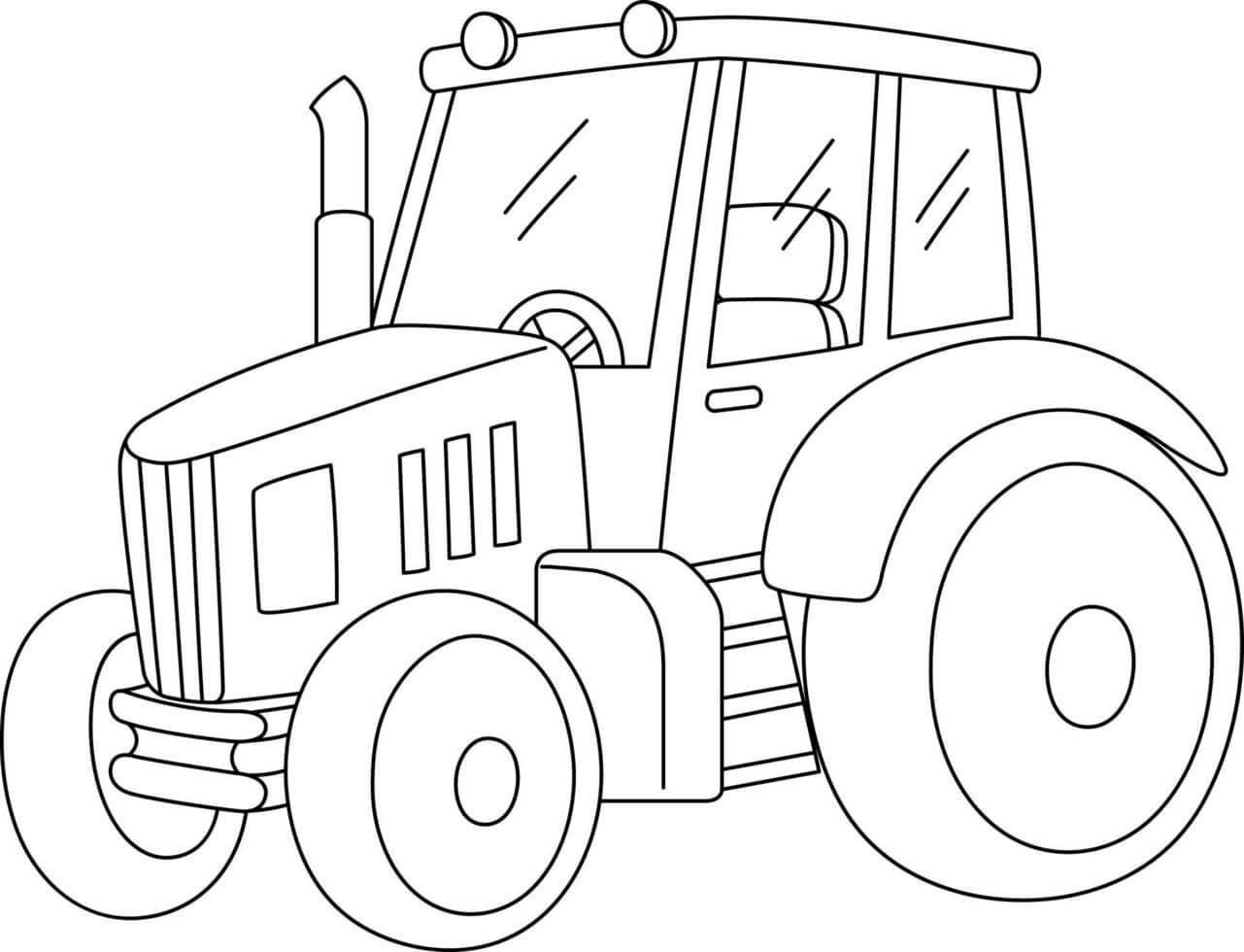 Tracteur Gratuit coloring page