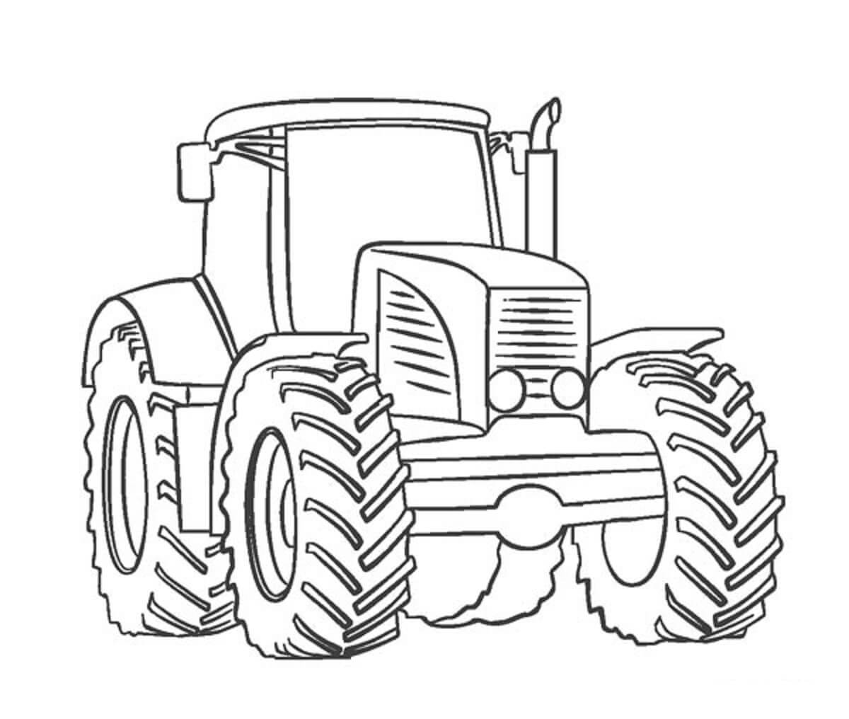 Tracteur Gratuit coloring page