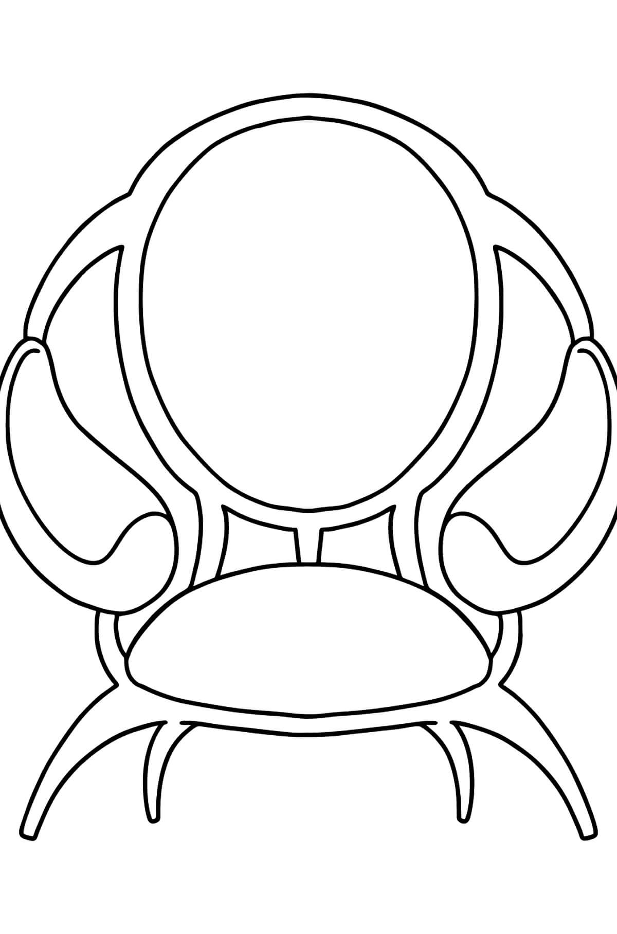 Une Belle Chaise coloring page