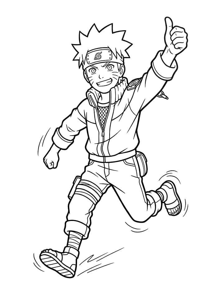Coloriage Dessin de Naruto