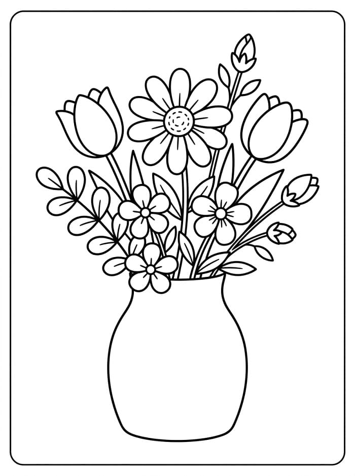 Coloriage Fleur