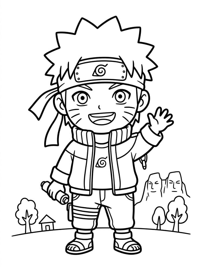 Naruto Gratuit Pour les Enfants coloring page