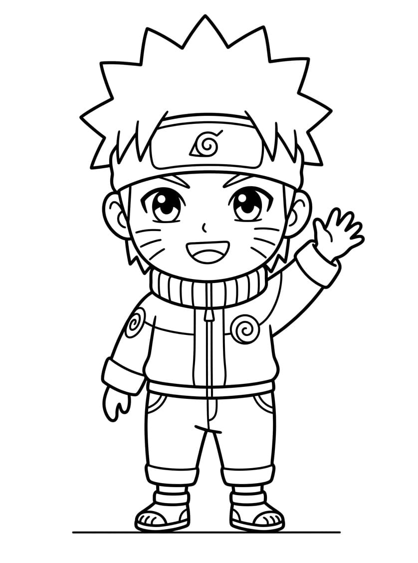 Coloriage Naruto Gratuit